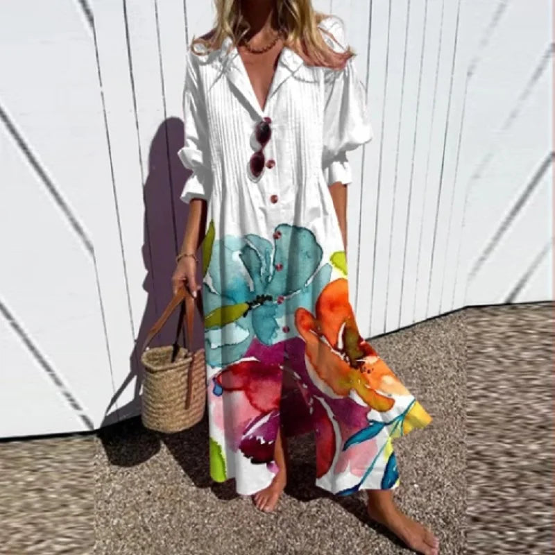 LILA | FLATTERING TUMMY COVER MAXI