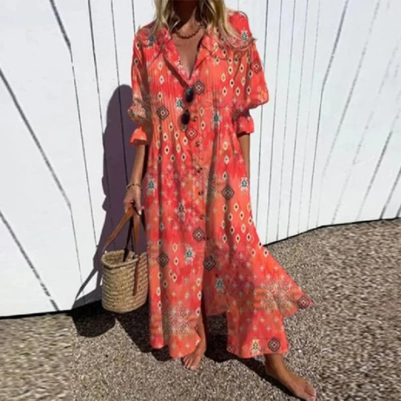LILA | FLATTERING TUMMY COVER MAXI