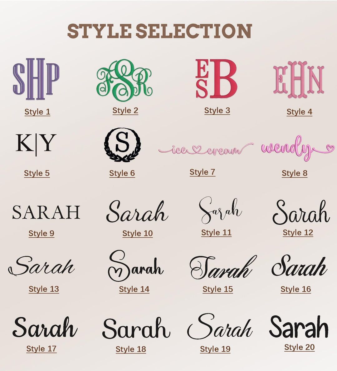 Custom Embroidered Canvas Tote Bag — Personalized Bridesmaid Gift